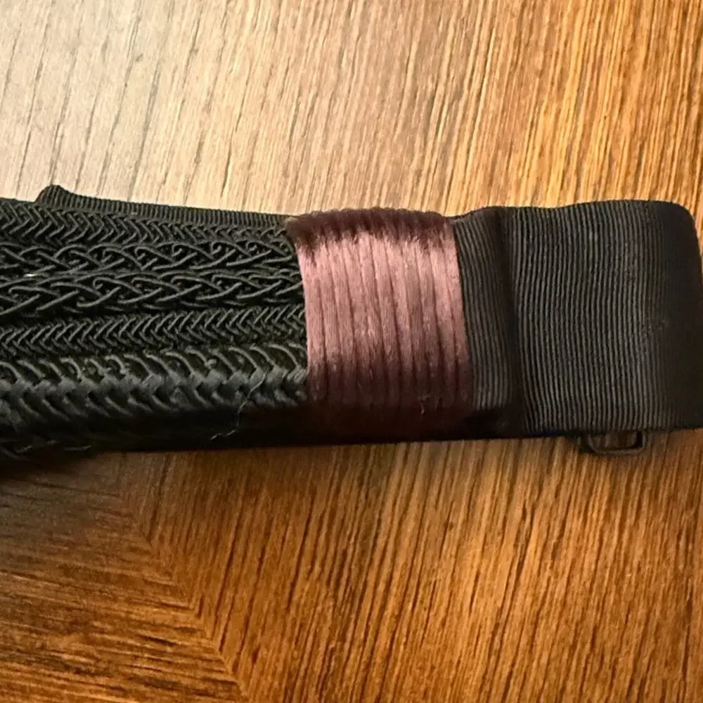 Carolyn Tanner Designs Belt Black Brown Cummberband M/L